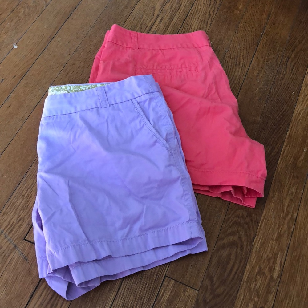 J Crew classic twill chino shorts bundle